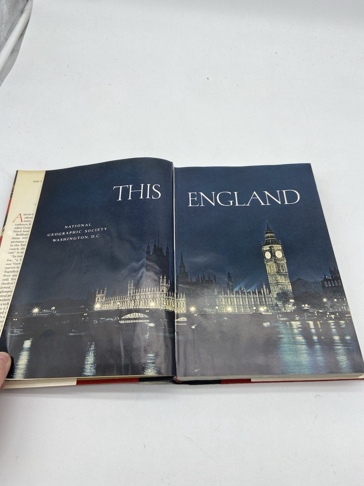This England by National Geographic Society HC Book Vintage 1967 658 Photos MAP