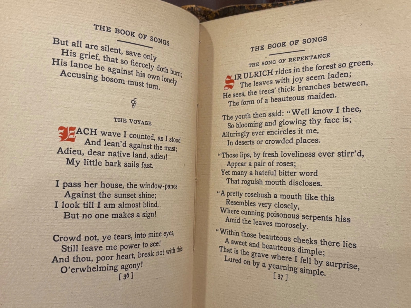 The Book of Songs-Heinrich Heine-1903-The Roycrofters-116 Pages-Elbert Hubbard