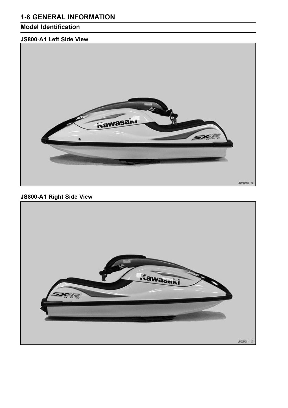KAWASAKI JET SKI 800 SX-R Service Manual – STEEL WIRE BOUND – STURDY COVERING