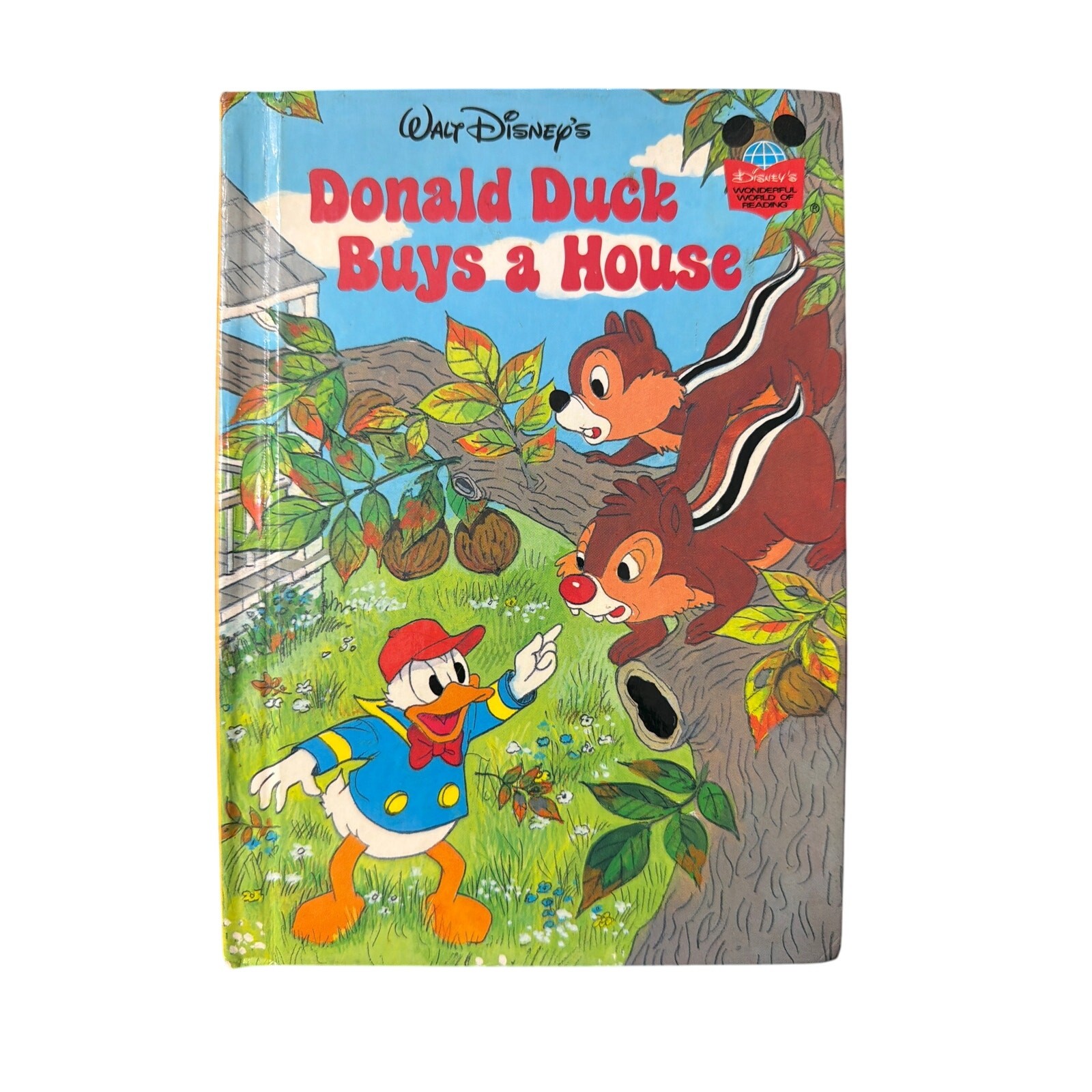 Walt Disney’s Donald Duck Buys a House World of Reading Hardcover Book Vintage