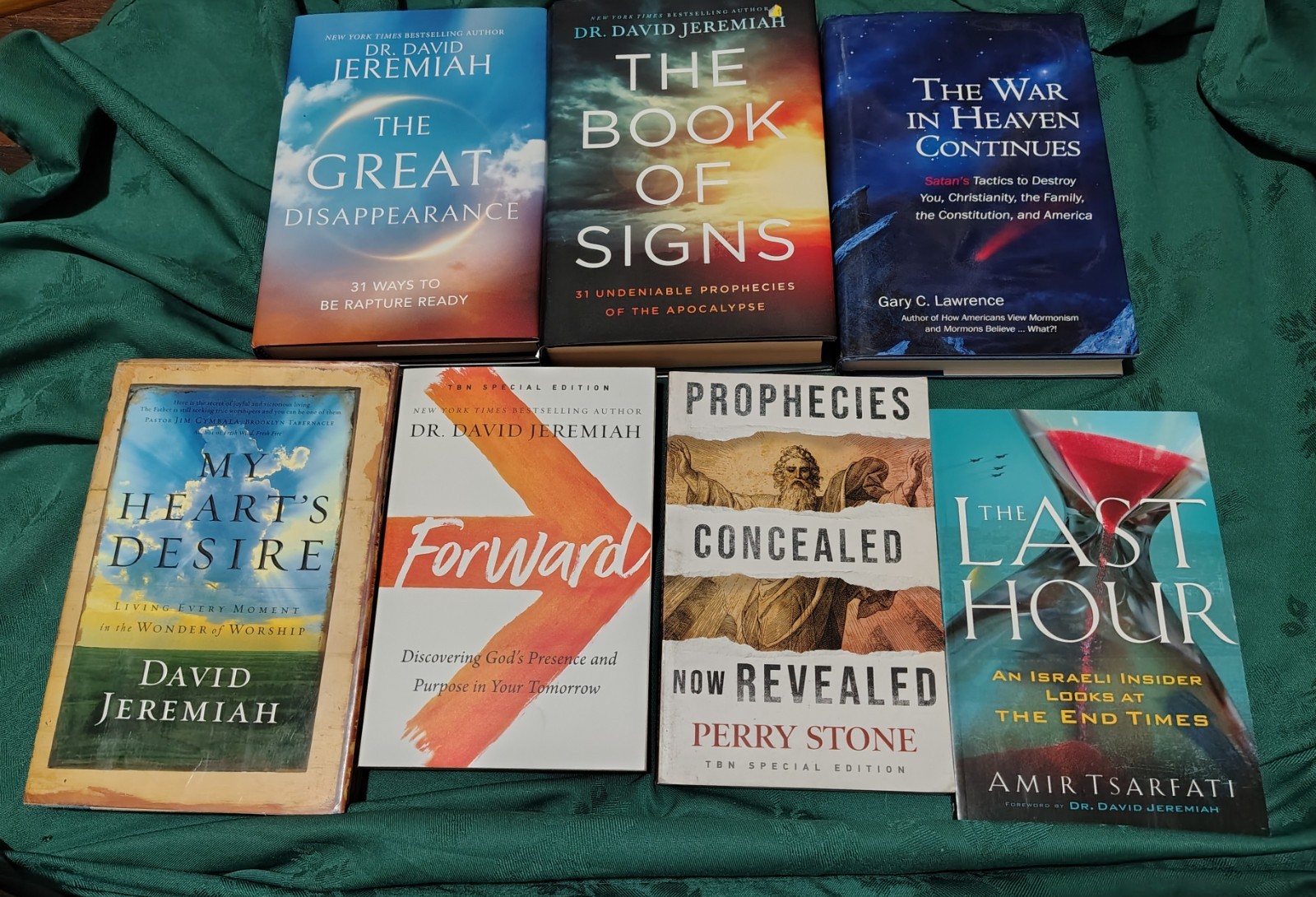 Lot of 7 Books End Times Book of Signs Dr David Jeremiah