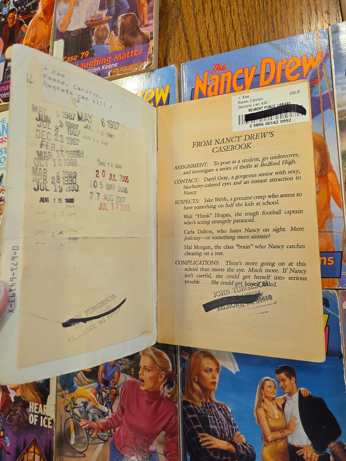 Lot of 19 Nancy Drew Files Chapter Books by Carolyn Keene