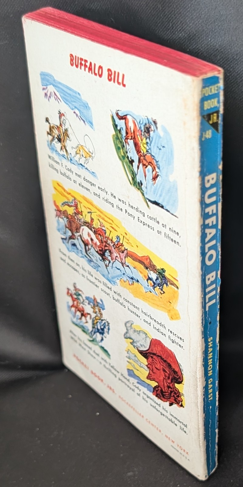Buffalo Bill by Shannon Garst Pocket Books ket Book Jr. #J48 c1950 Paperback