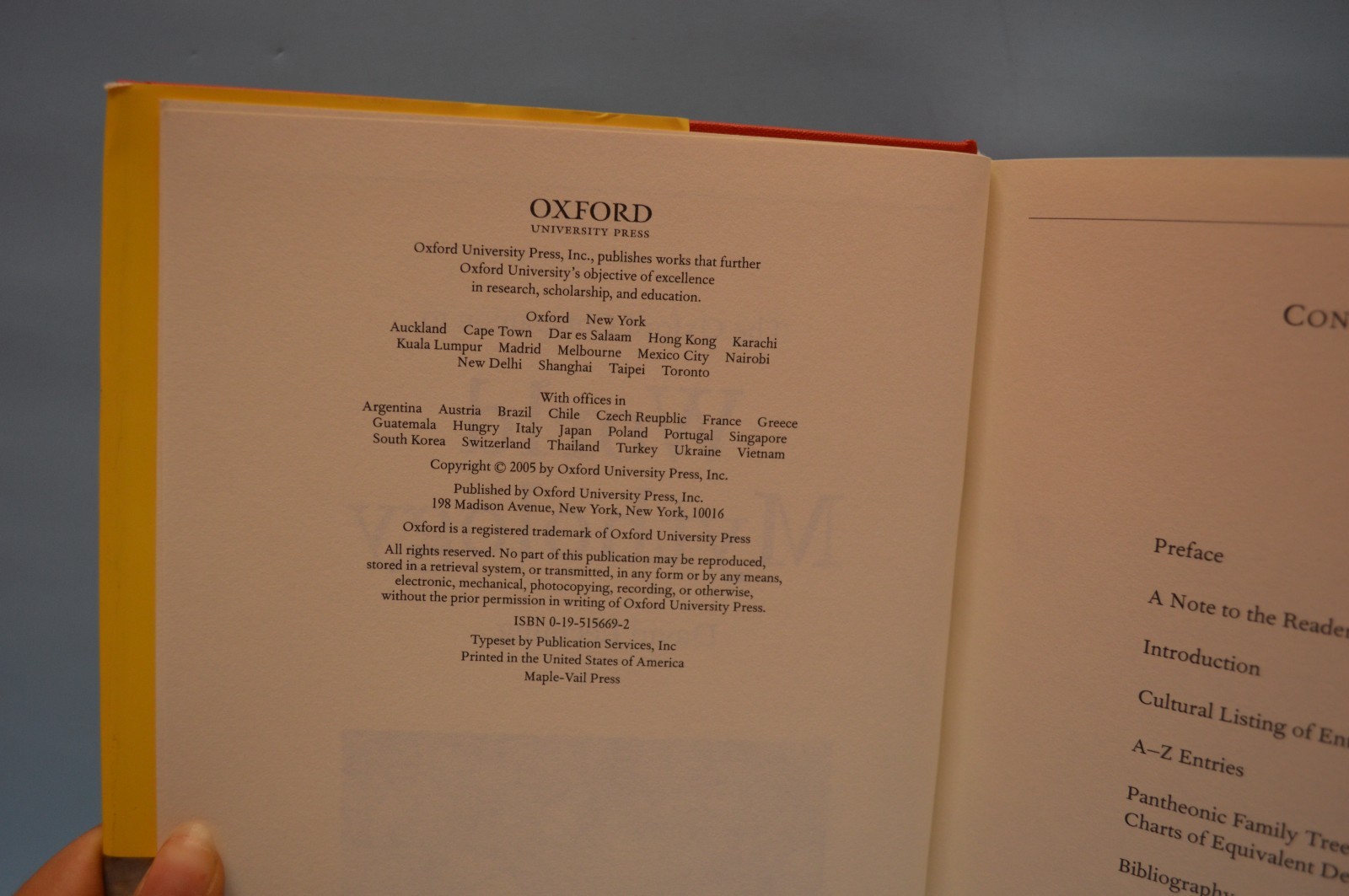 Oxford Companion to World Mythology by David Leeming (2005, Hardcover)♓
