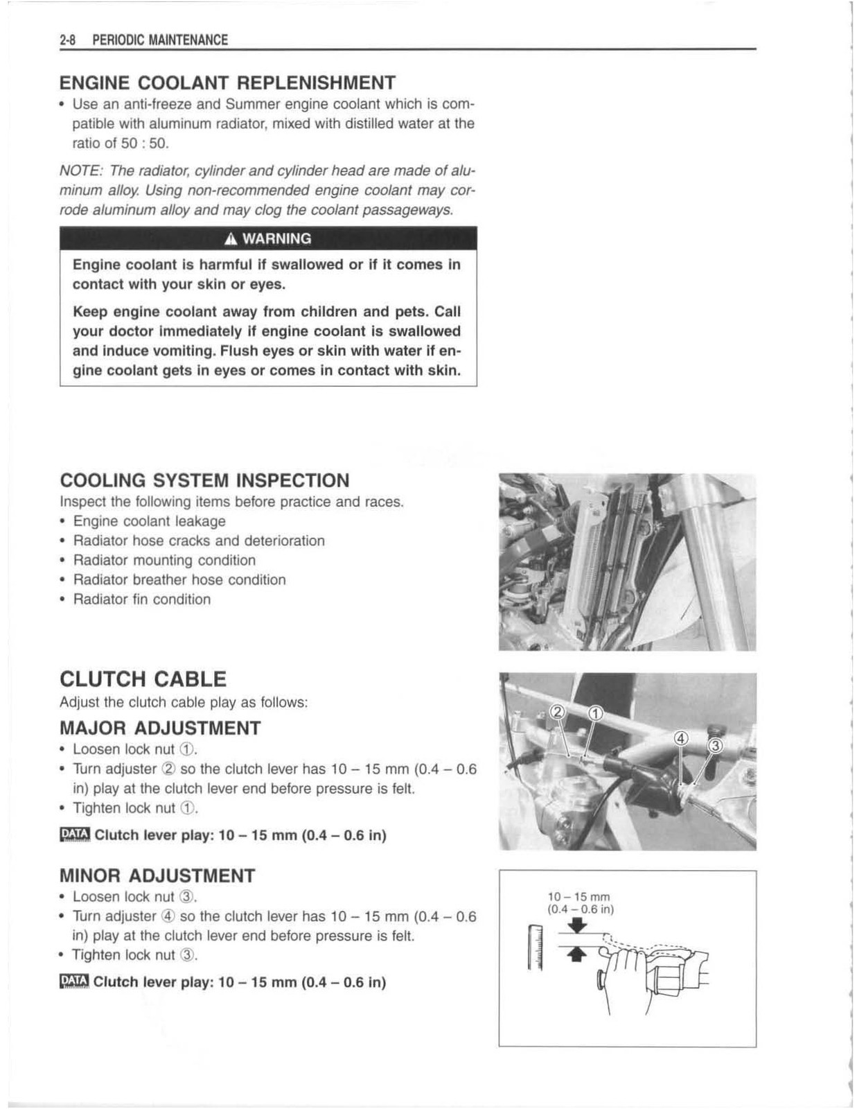 SUZUKI RM125 Owners Service Manual 2001 – STEEL WIRE BOUND – TOUGH COVERED