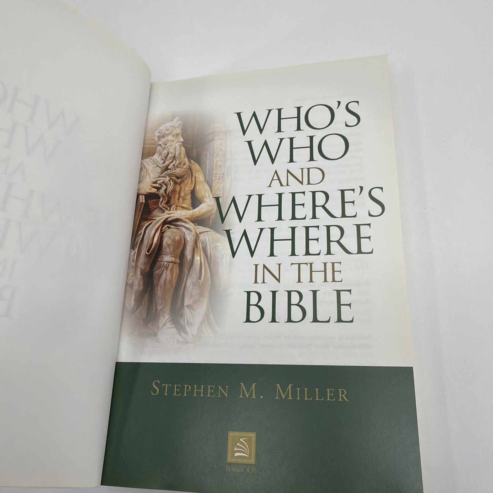 Who’s Who and Where’s Where in the Bible – Stephen M. Miller