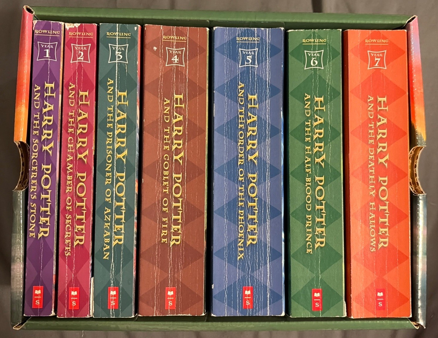 Harry Potter Paperback Boxset #1-7 by J. K. Rowling (2009, Paperbacks)