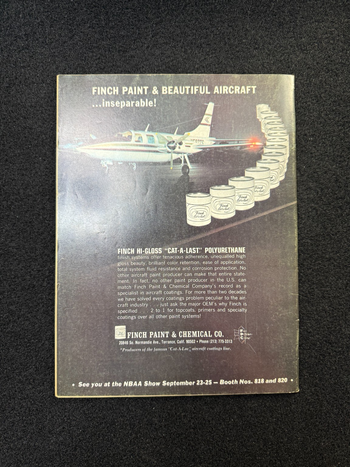 Plane & Pilot Magazine September 1969 Comanche C Cessna 170 Aviation Flying