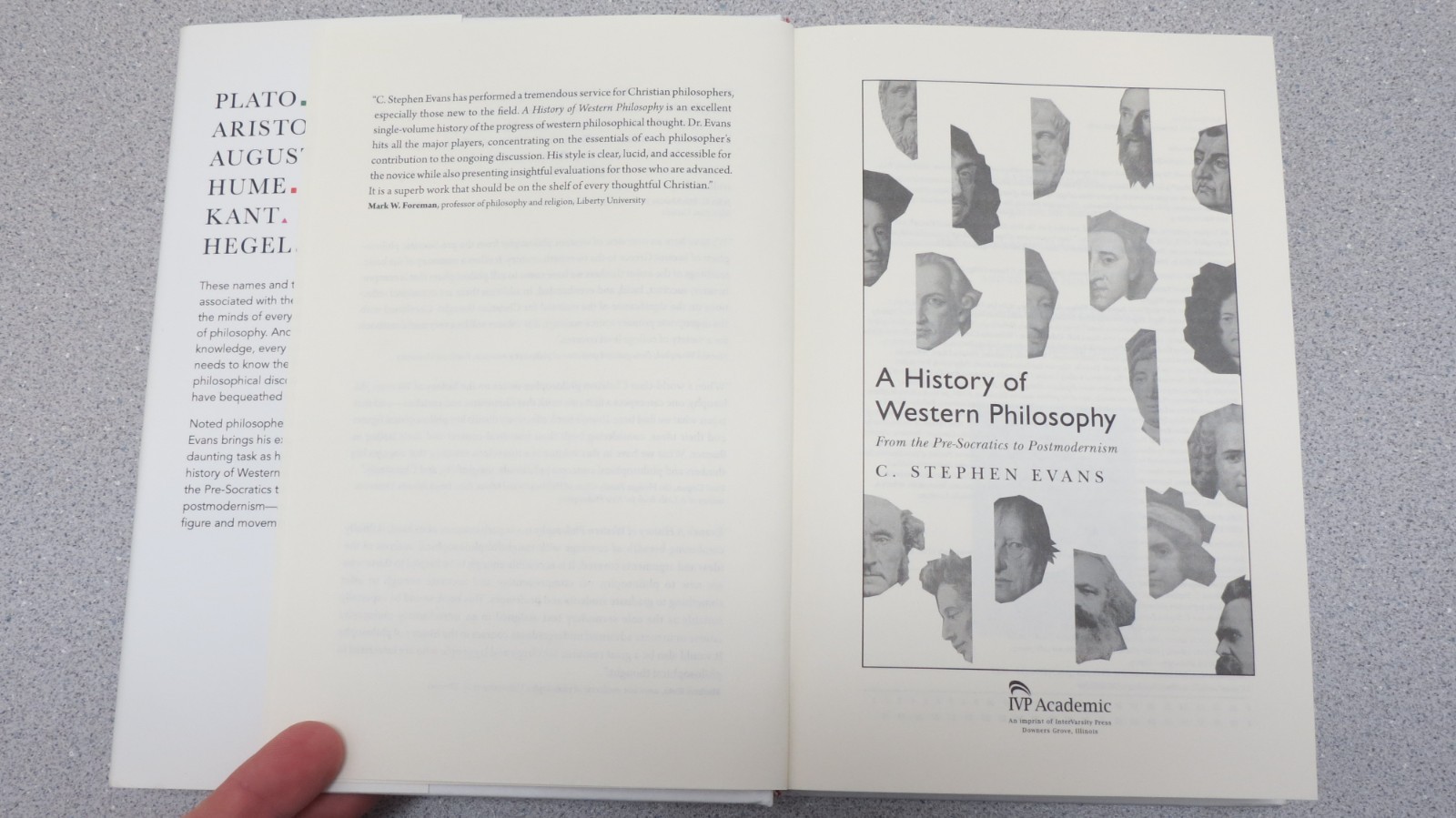 History of Western Philosophy : From the Pre-Socratics to Postmodernism by Evans
