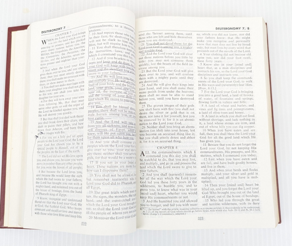 The Amplified Bible Old and New Testament Zondervan 1984