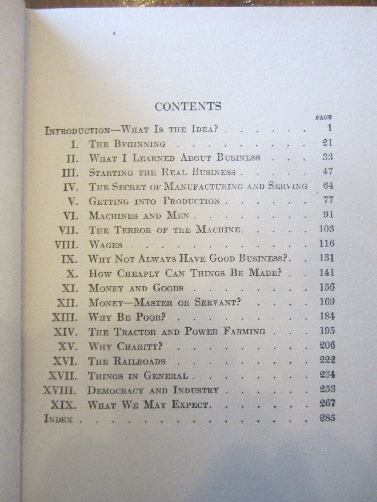 My Life and Work by Henry Ford in Collaboration with Samuel Crowther, 1922