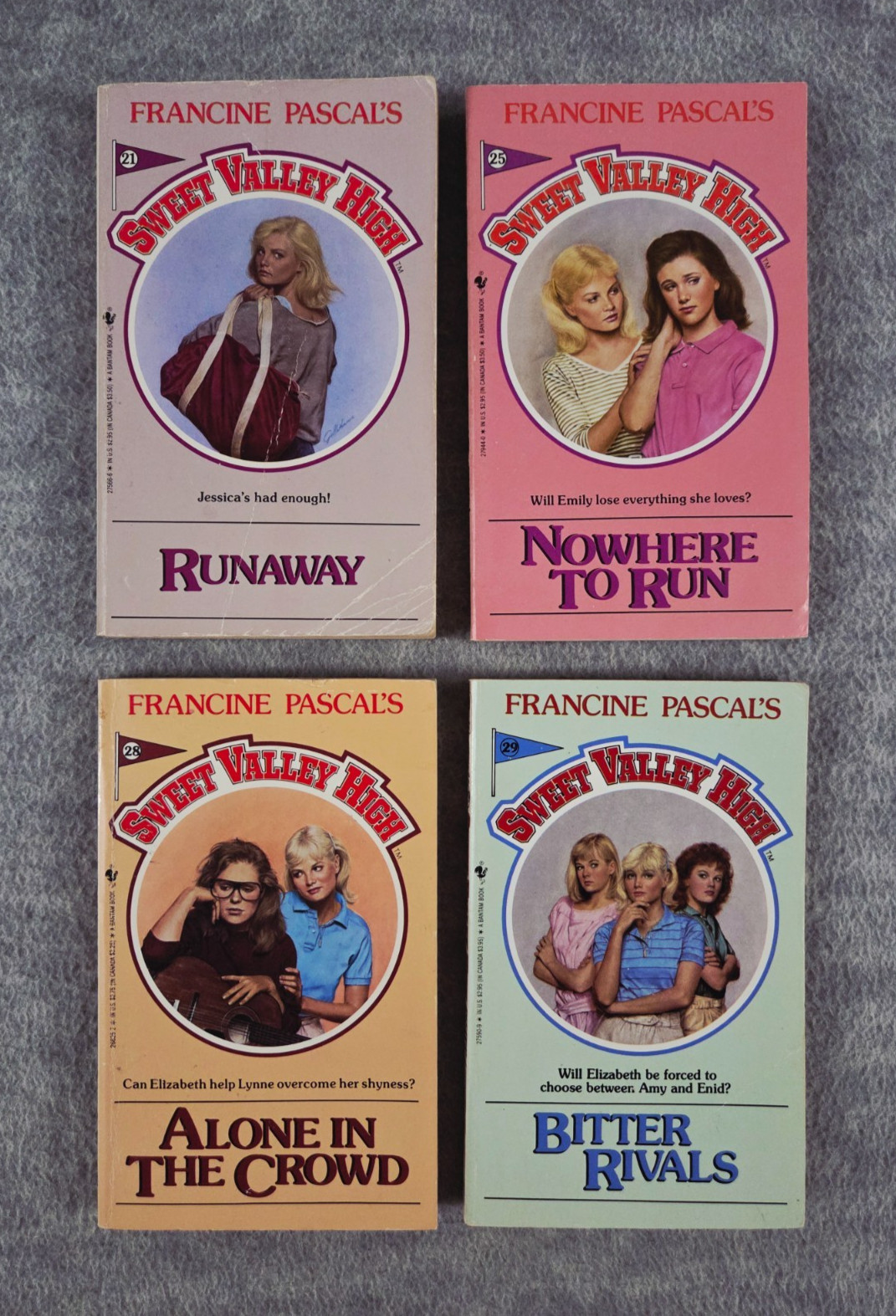Sweet Valley High 21 Paperback Regular & Super Edition 1980s Lot