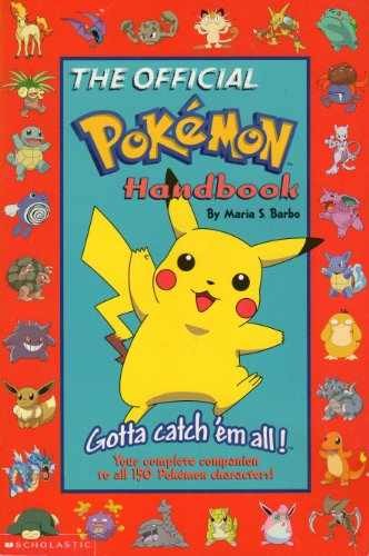 The Official Pokemon Handbook – Paperback, by Barbo Maria S – Acceptable