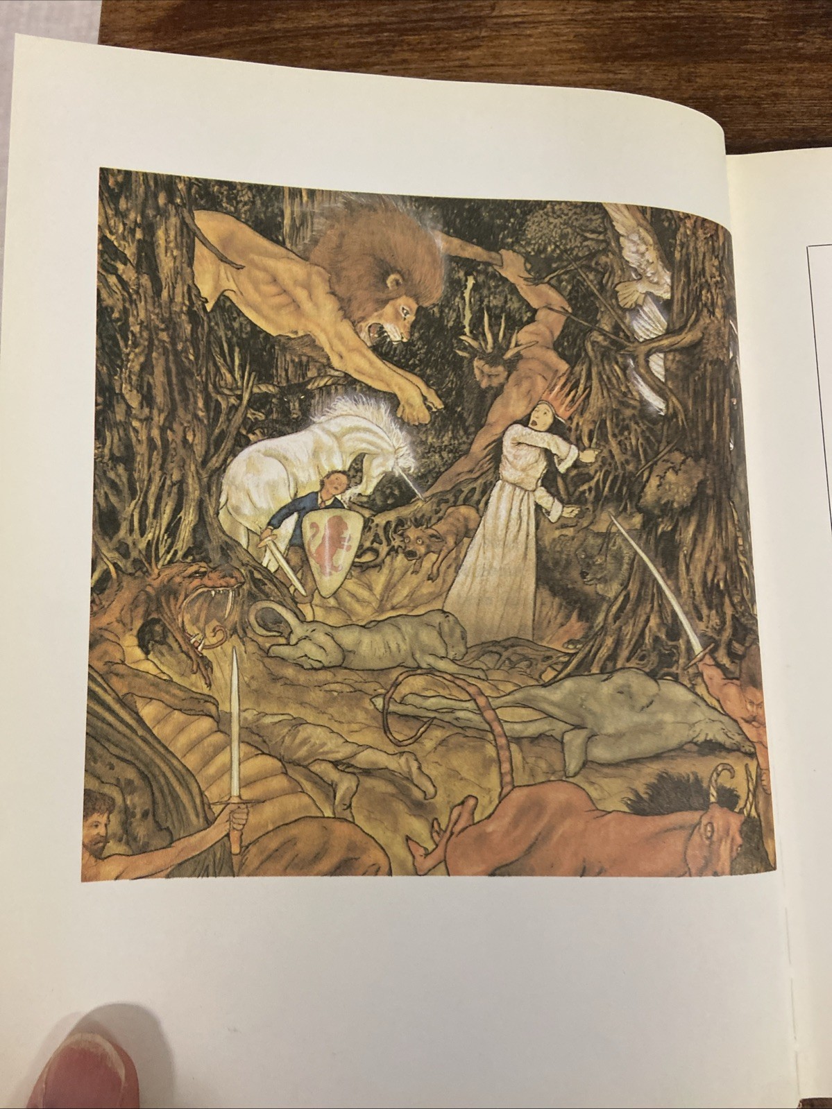 The Lion, the Witch, and the Wardrobe, by Lewis.1983, HCDJ. Illus.by M Hague VG