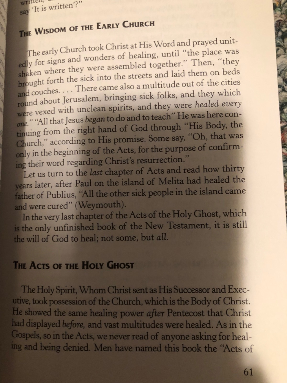 Christ the Healer by F. F. Bosworth