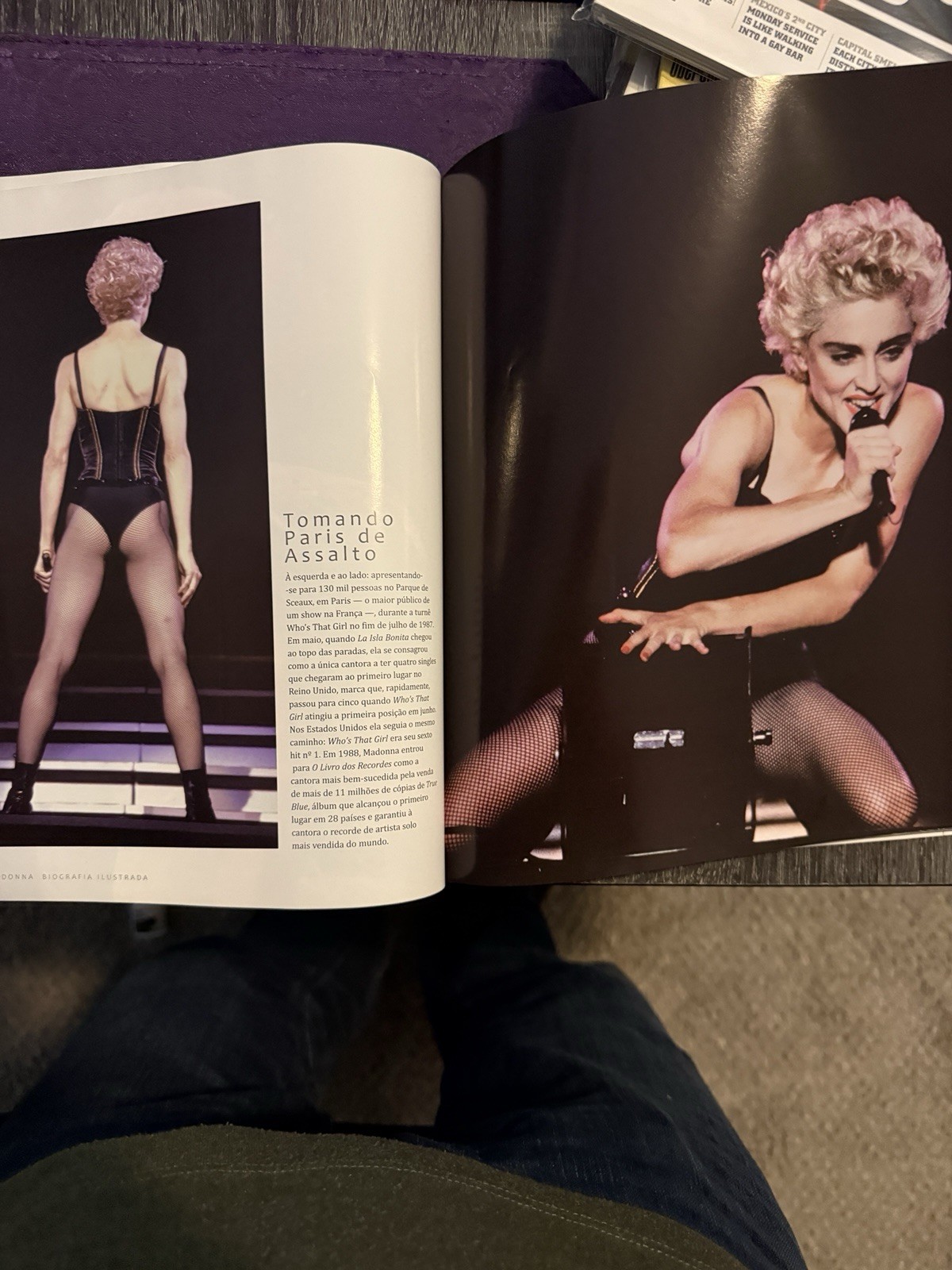 MADONNA BY MARIE CLAYTON OVER 200 PAGES OF PICS VERY GOOD CONDITION SUPER RARE!!