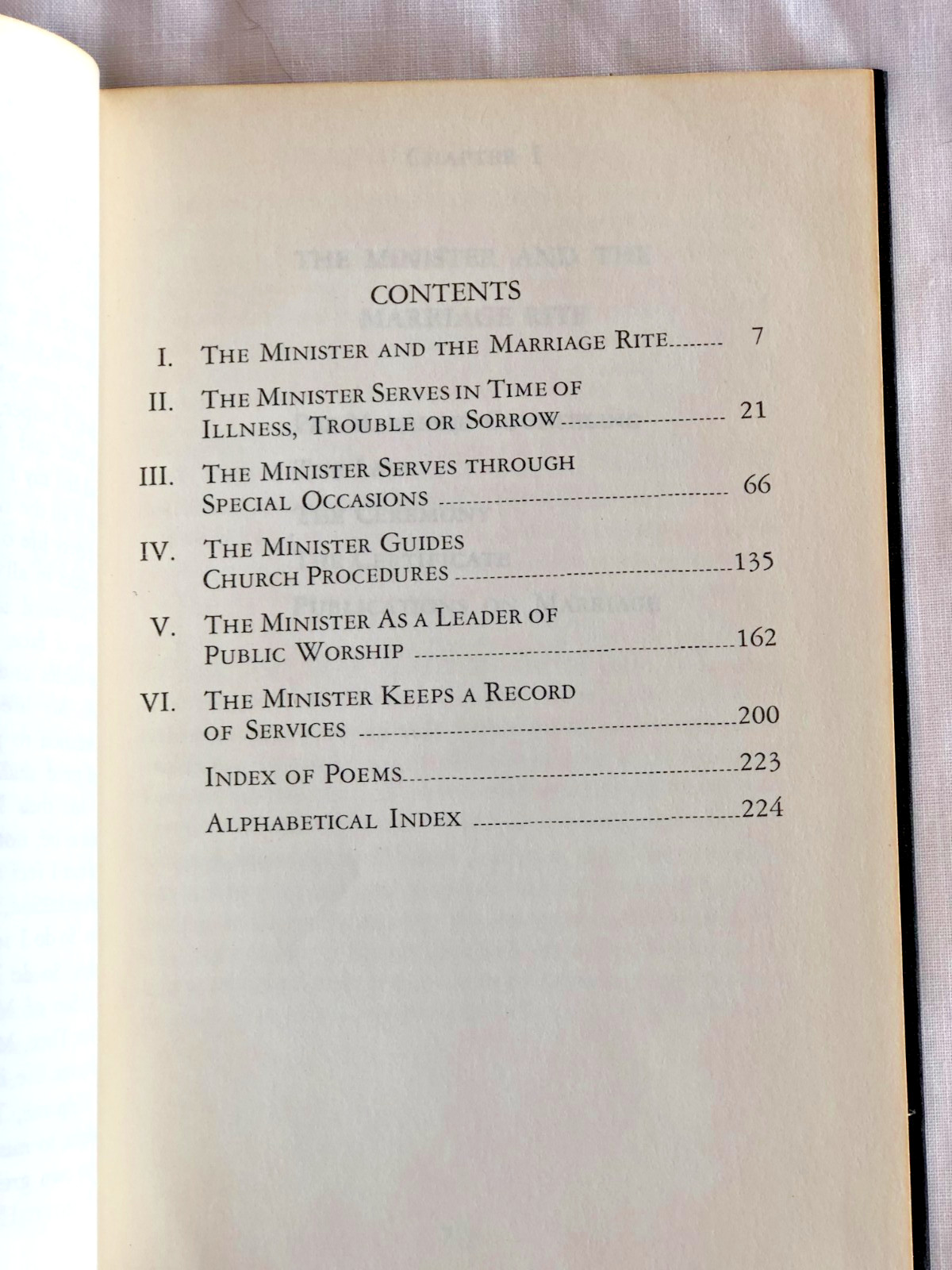 Ministers Service Manual Samuel Ward Hutton 1975 7TH PRINT HB