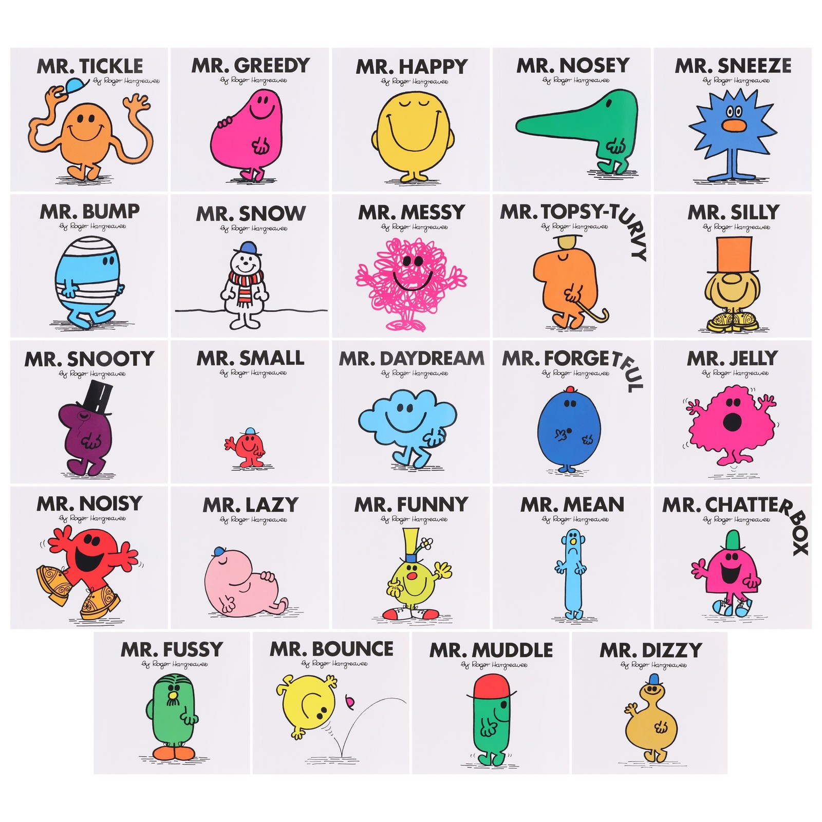 Mr Men My Complete Collection 48 Books Set By Roger Hargreaves – Ages 5-7 – PB