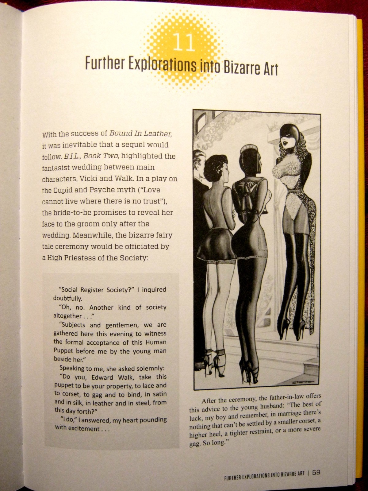 Eric Stanton, Steve Ditko, Bettie Page, Irving Klaw, John Willie,Charles Guyette