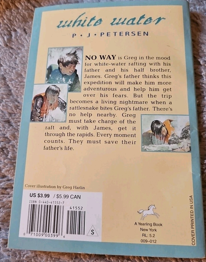White Water – Paperback By Petersen, PJ – GOOD