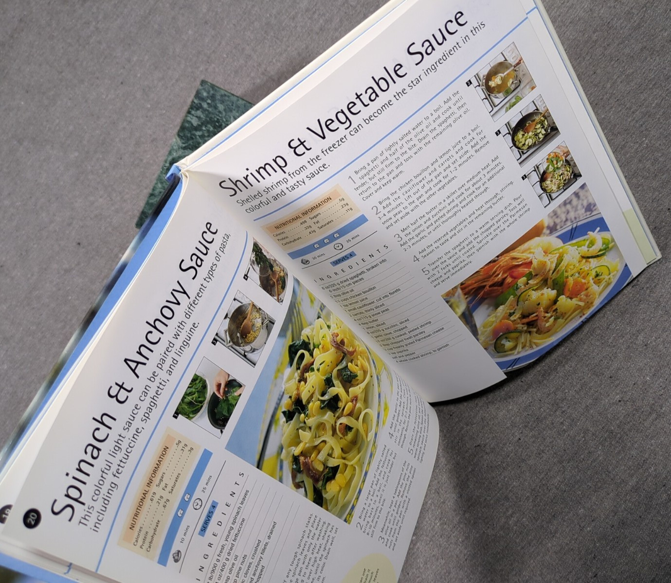 2003 Practical Pasta Sauces VTG Cookbook Published by P3, Parragon, UK 32 pages