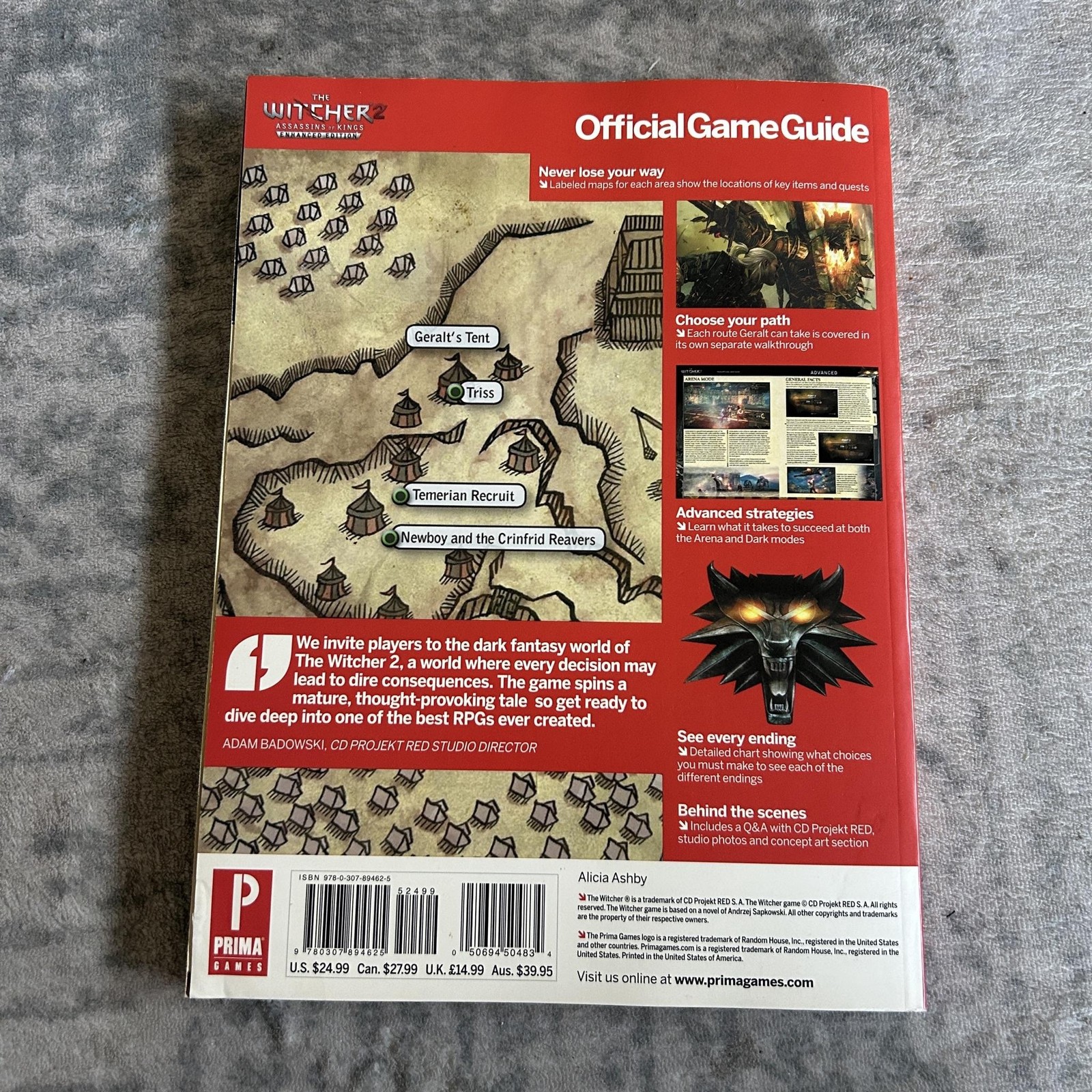 The Witcher 2: Assassins Of Kings Enhanced Edition Official Guide Prima Alicia
