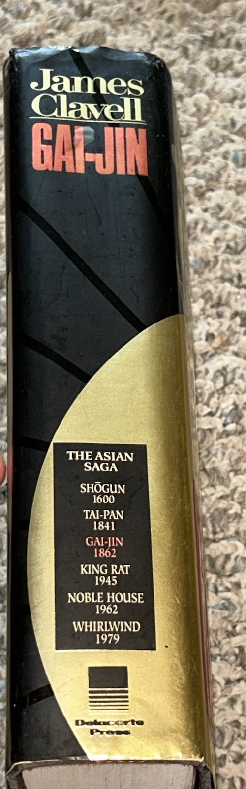 Gai Jin GAI-JIN James Clavell Japan Asian Saga First Edition Printing HC DJ 1st