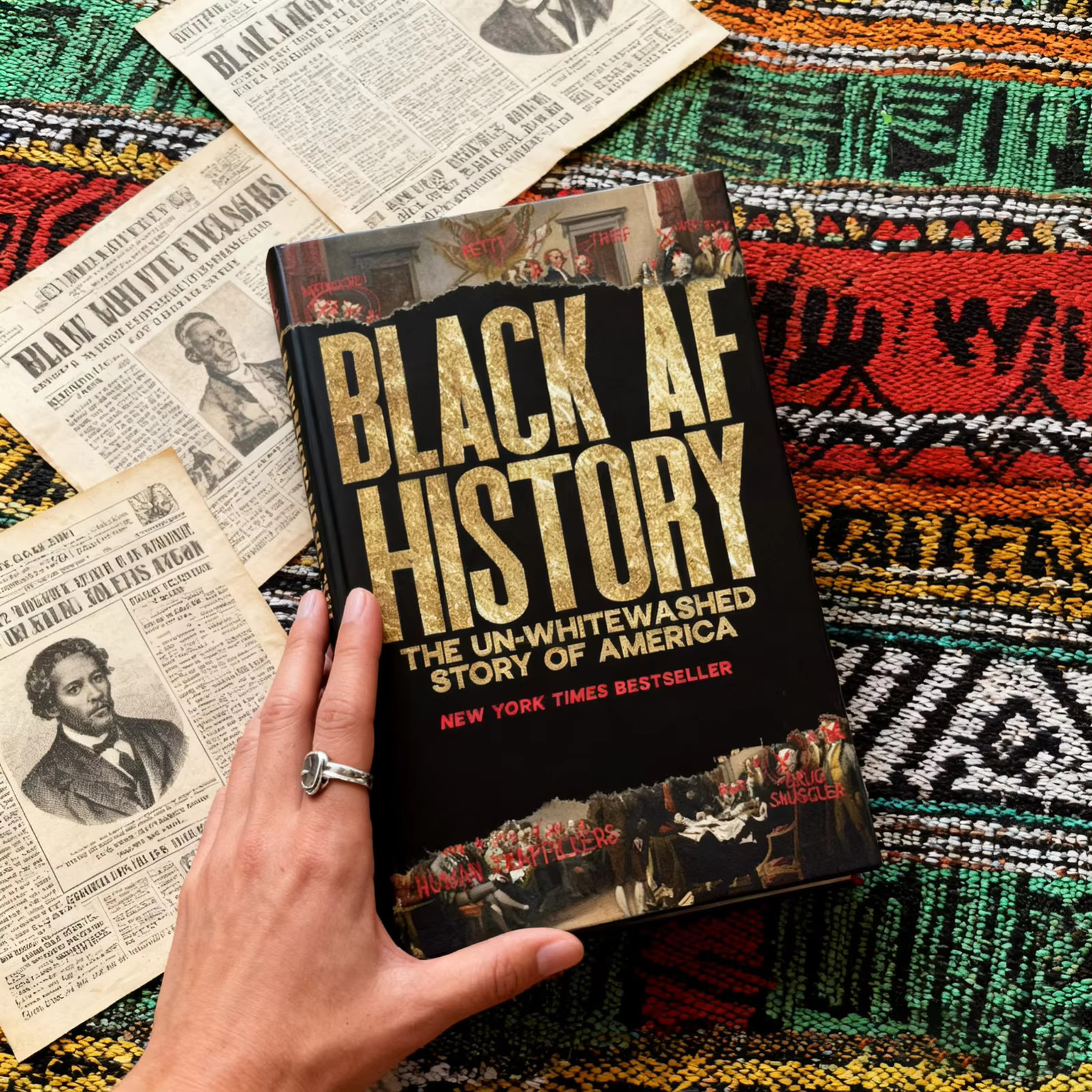 Black AF History The Un-Whitewashed Story of America New & Fast free shipping