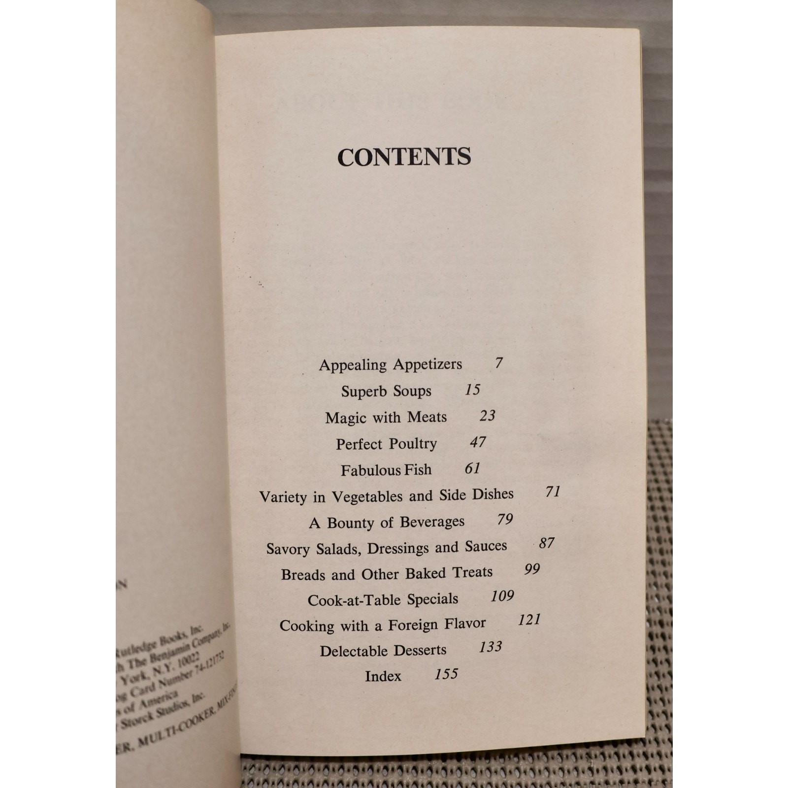 Vintage Sunbeam Portable Electric Cookery Cookbook Recipes 1970
