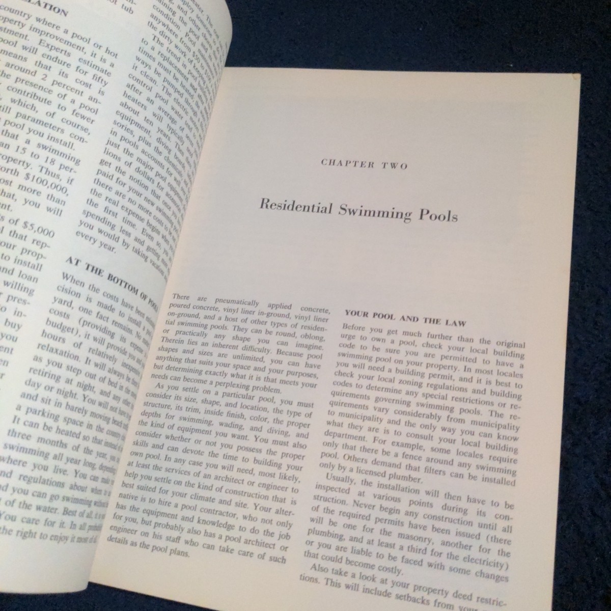 Swimming Pools: A Homeowner’s Bible by Peter Jones – Vintage Guide 1st Ed 1982