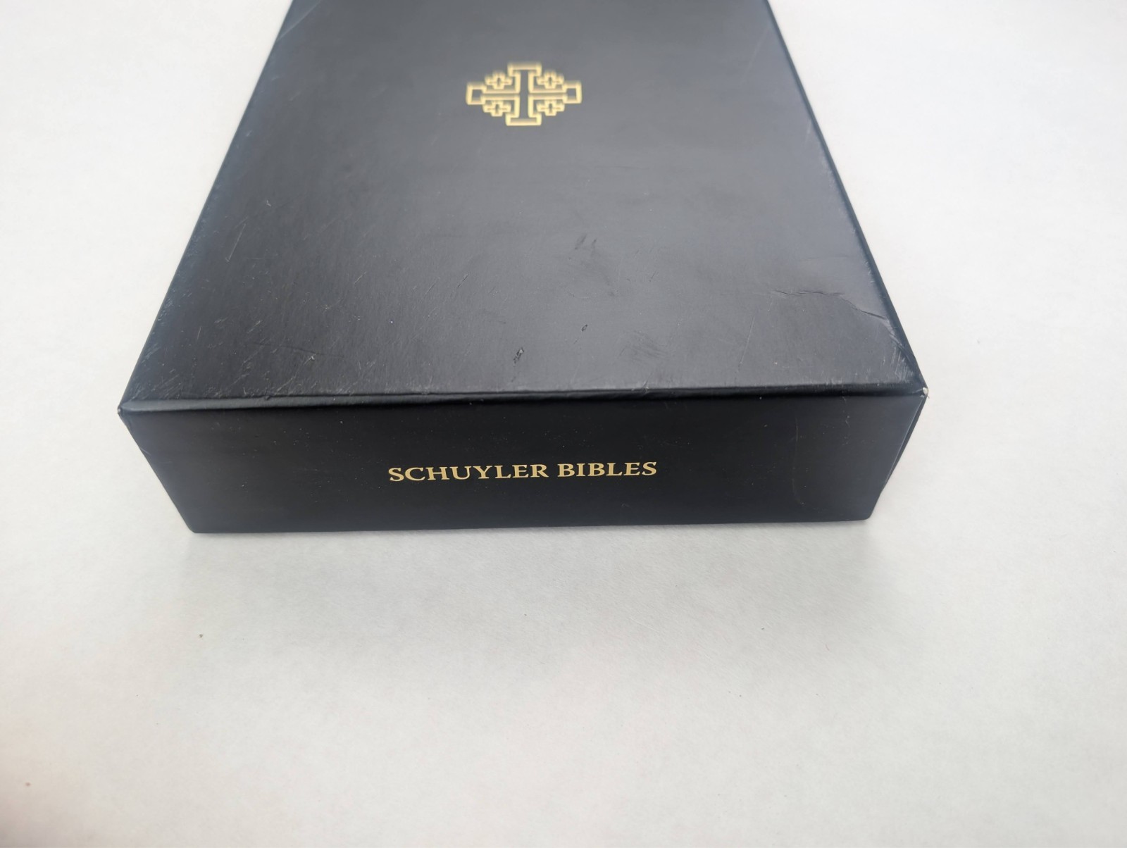 ESV Schuyler Quentel Bible in Olive Green Calfskin