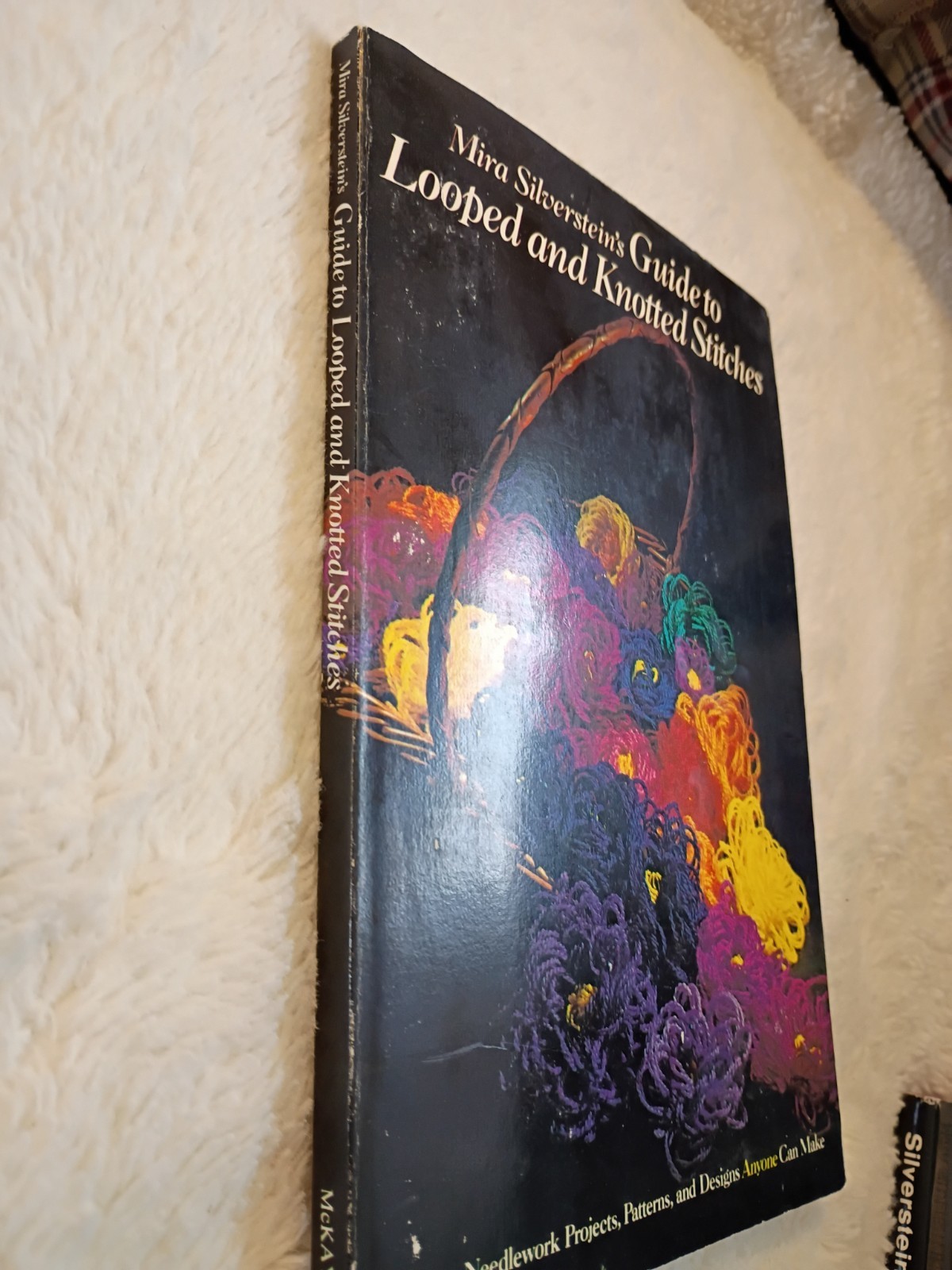 Lot of 3 Mira Silverstein’s Needlework Books Upright, Looped & Knotted, Bargello