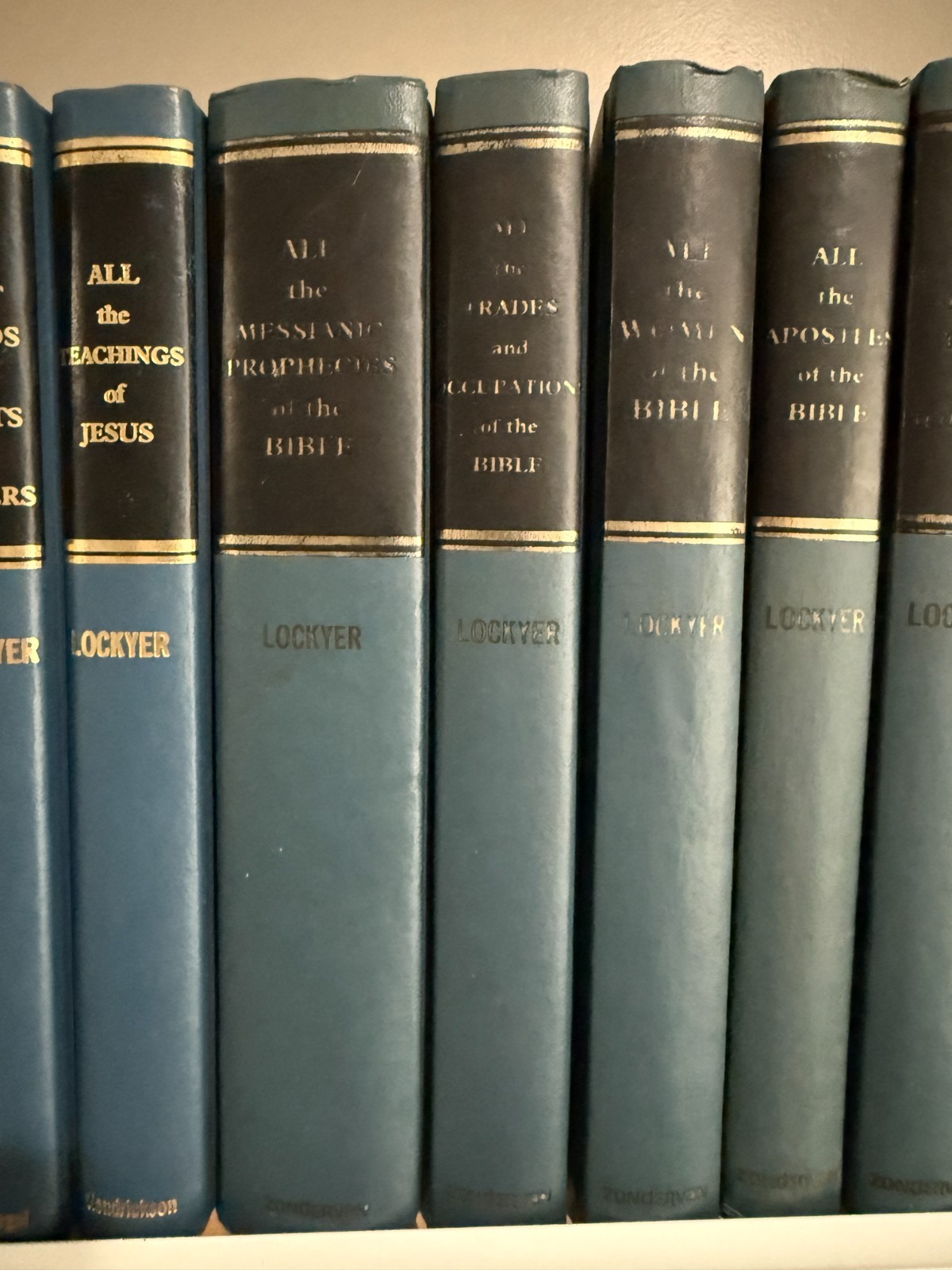 The „All“ Series by Herbert Lockyer 17 Volume Set – Partial Set – Zondervan HC
