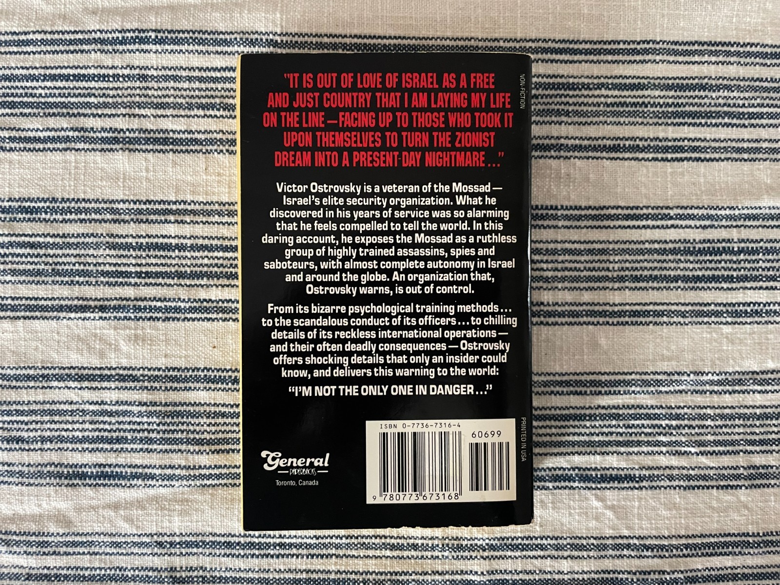 By Way of Deception, Ostrovsky/Hoy, Paperback 1st THUS, 1991 (Canada)