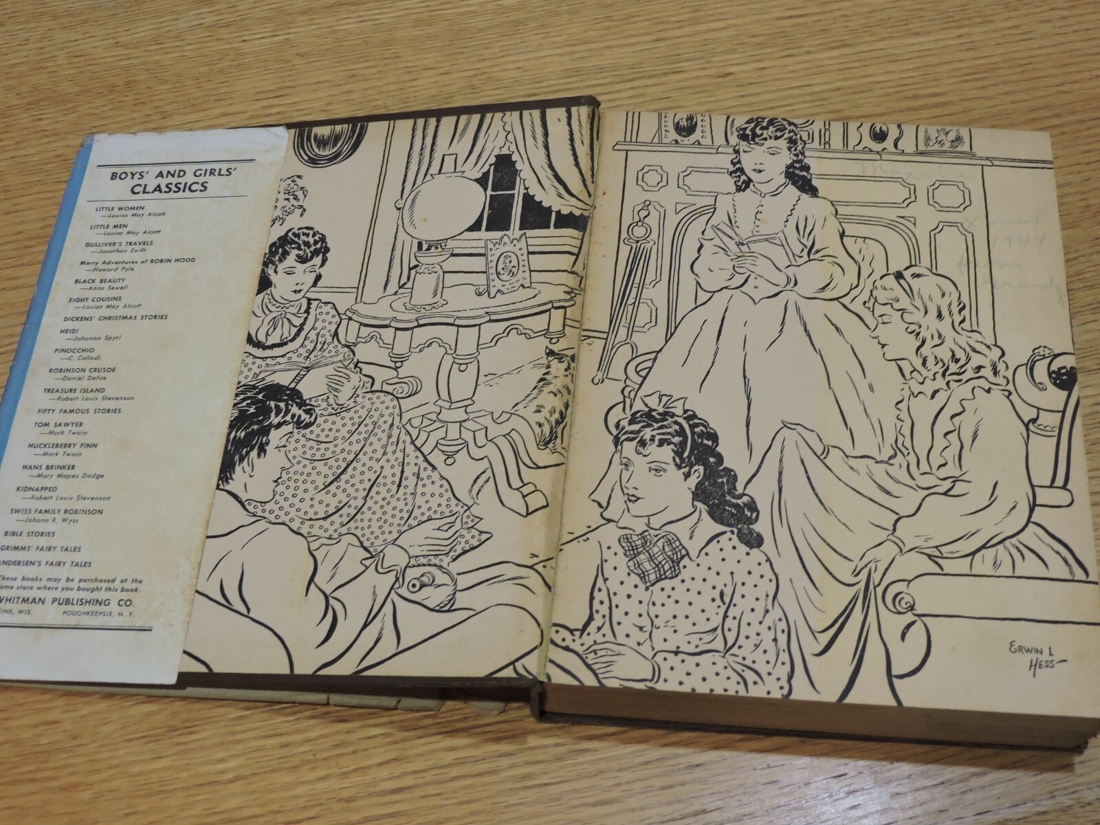 LITTLE WOMEN Louisa M. Alcott copyright 1935 Whitman Publishing Co. Hardcover/DJ