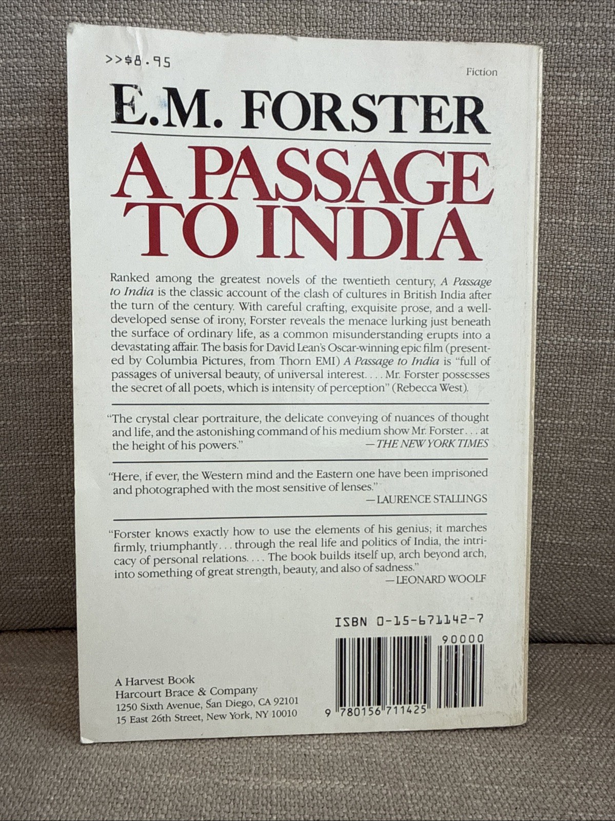 A Passage To India- E.M. Foster