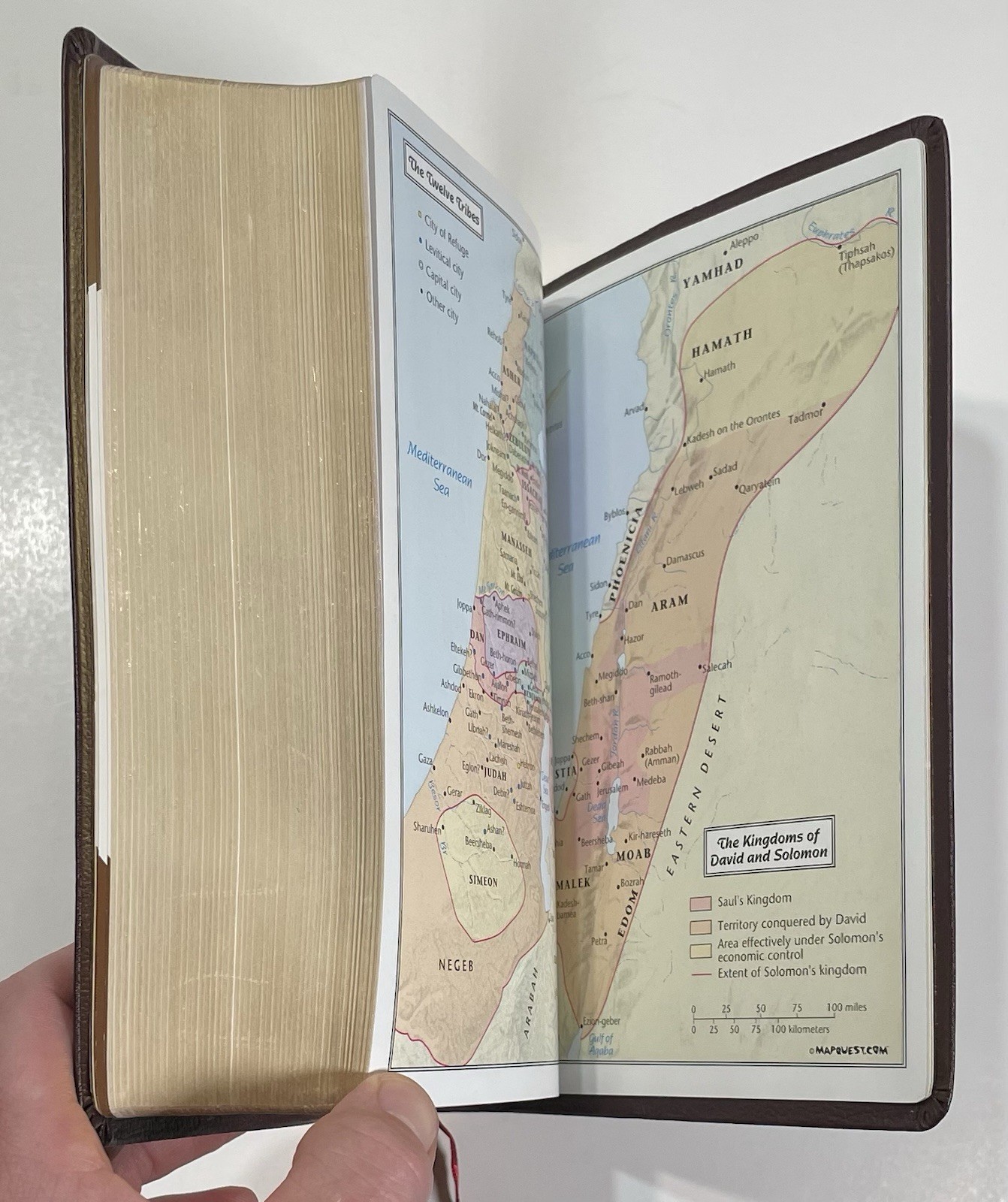 1977 Edition Holy Bible New American Standard Bonded Leather Giant Print AMG