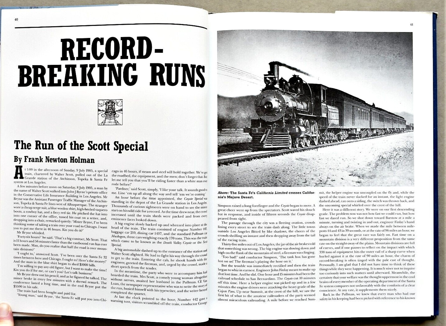 THE ROMANCE & FOLKLORE OF NORTH AMERICA’S RAILROADS ~ HARDBACK BOOK ~ 176 PAGES