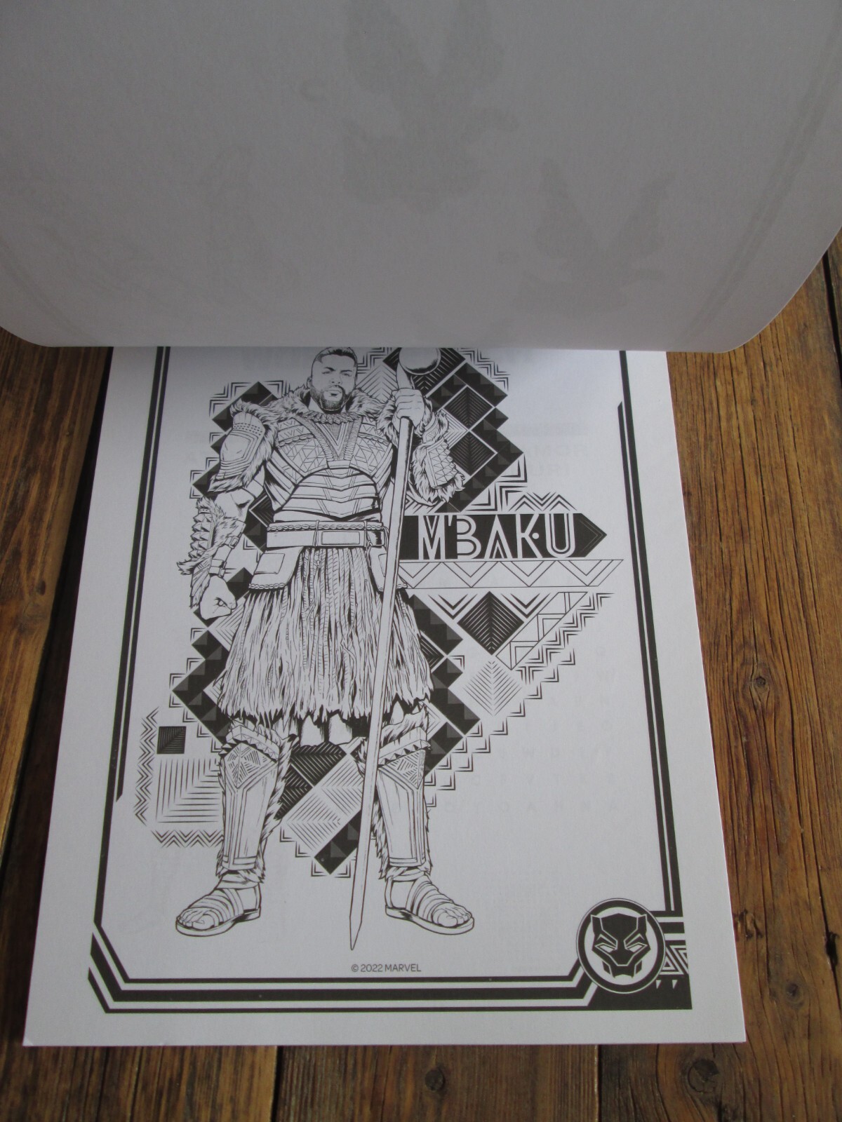 NEW Black Panther Wakanda Forever Create-a-Scene Book Bendon Sticker Coloring