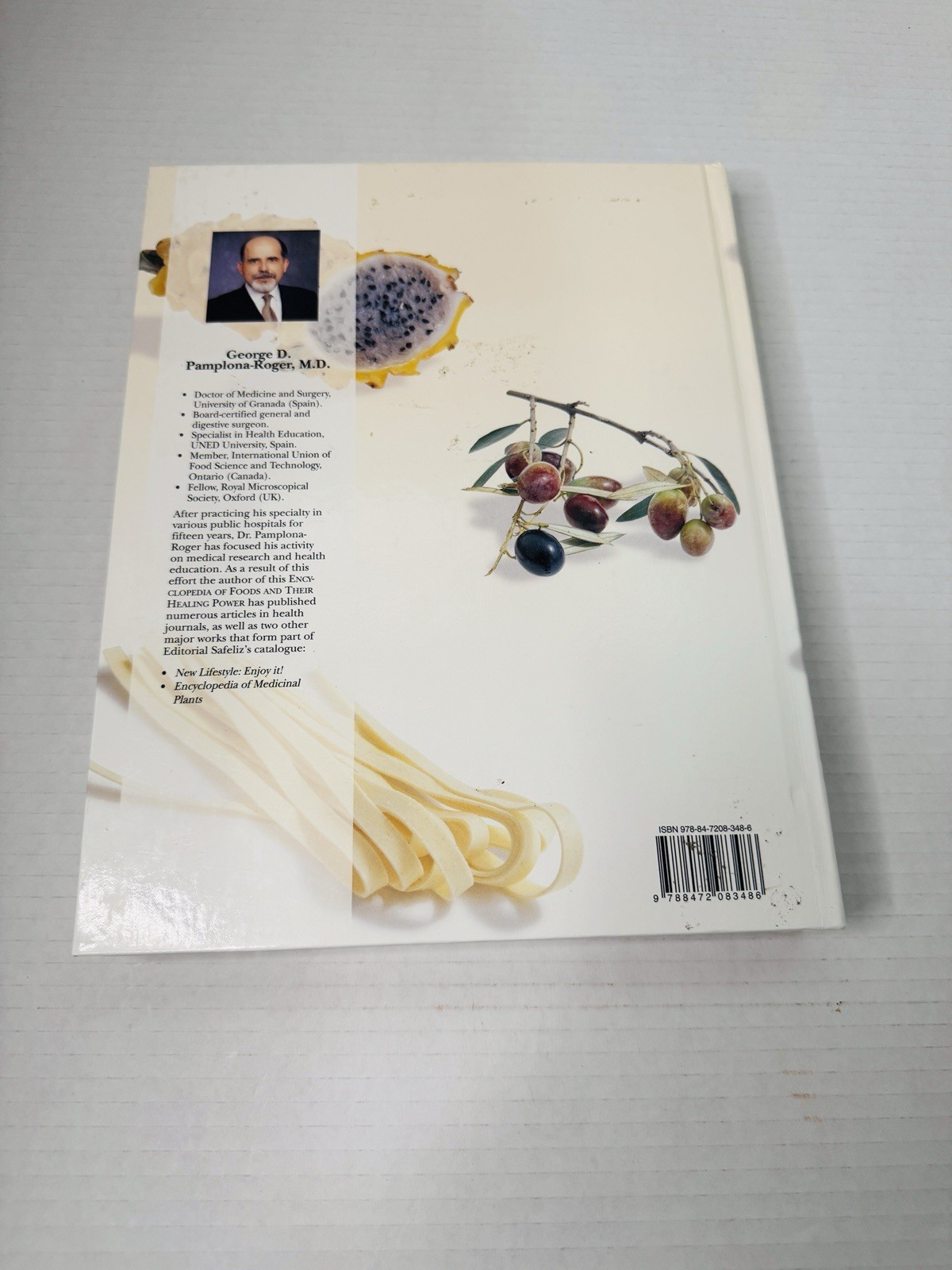 Encyclopedia of Foods Healthy Recipes Volume 3 Only Hardcover Pamplona-Roger MD