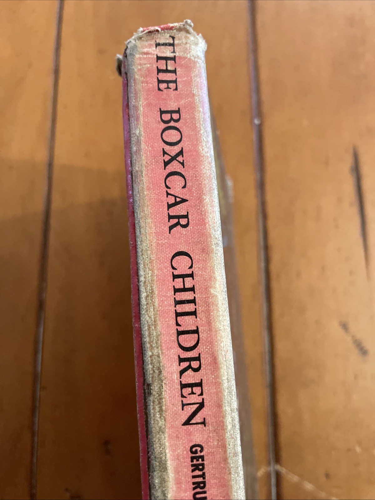 The Boxcar Children by Gertrude Chandler Warner Red Spine Hardcover 1950