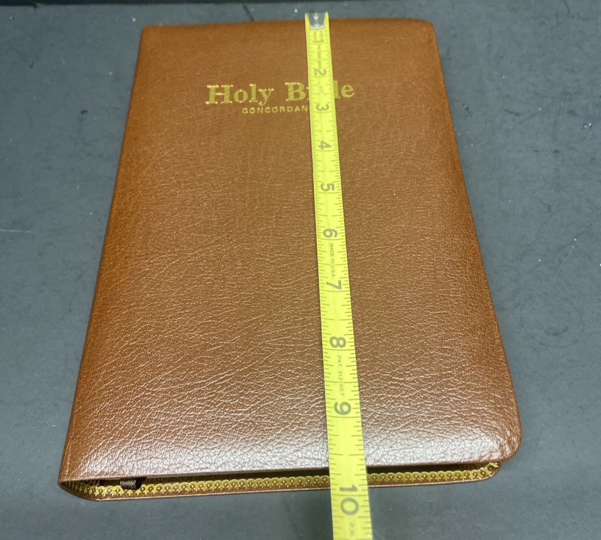 Holy Bible King James Giant Print Brown Bonded Leather Christian Heritage Publ