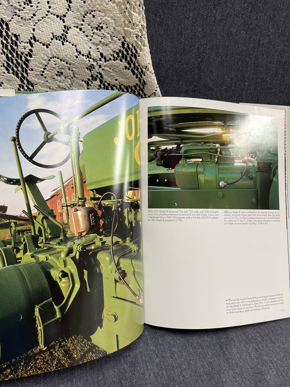 Farm Tractors: A Living History by Randy Leffingwell (1995) Like New HB/DJ
