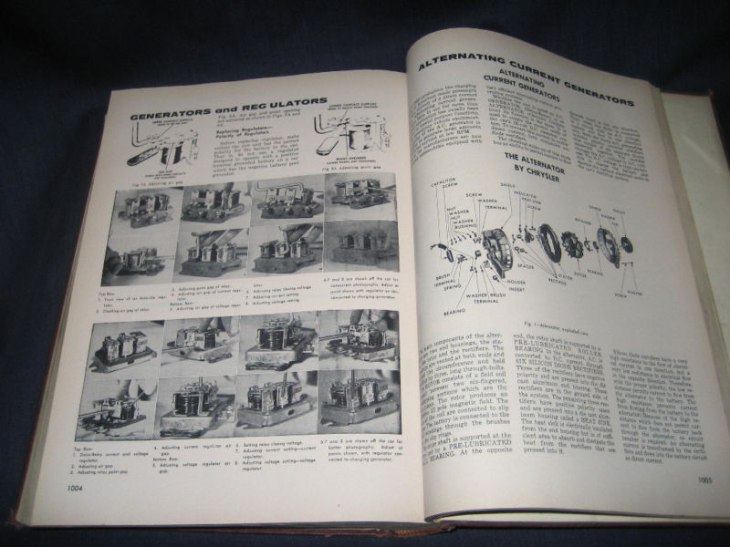 Vintage CHILTON’S AUTO REPAIR MANUAL 1961 hardcover 32nd Edition