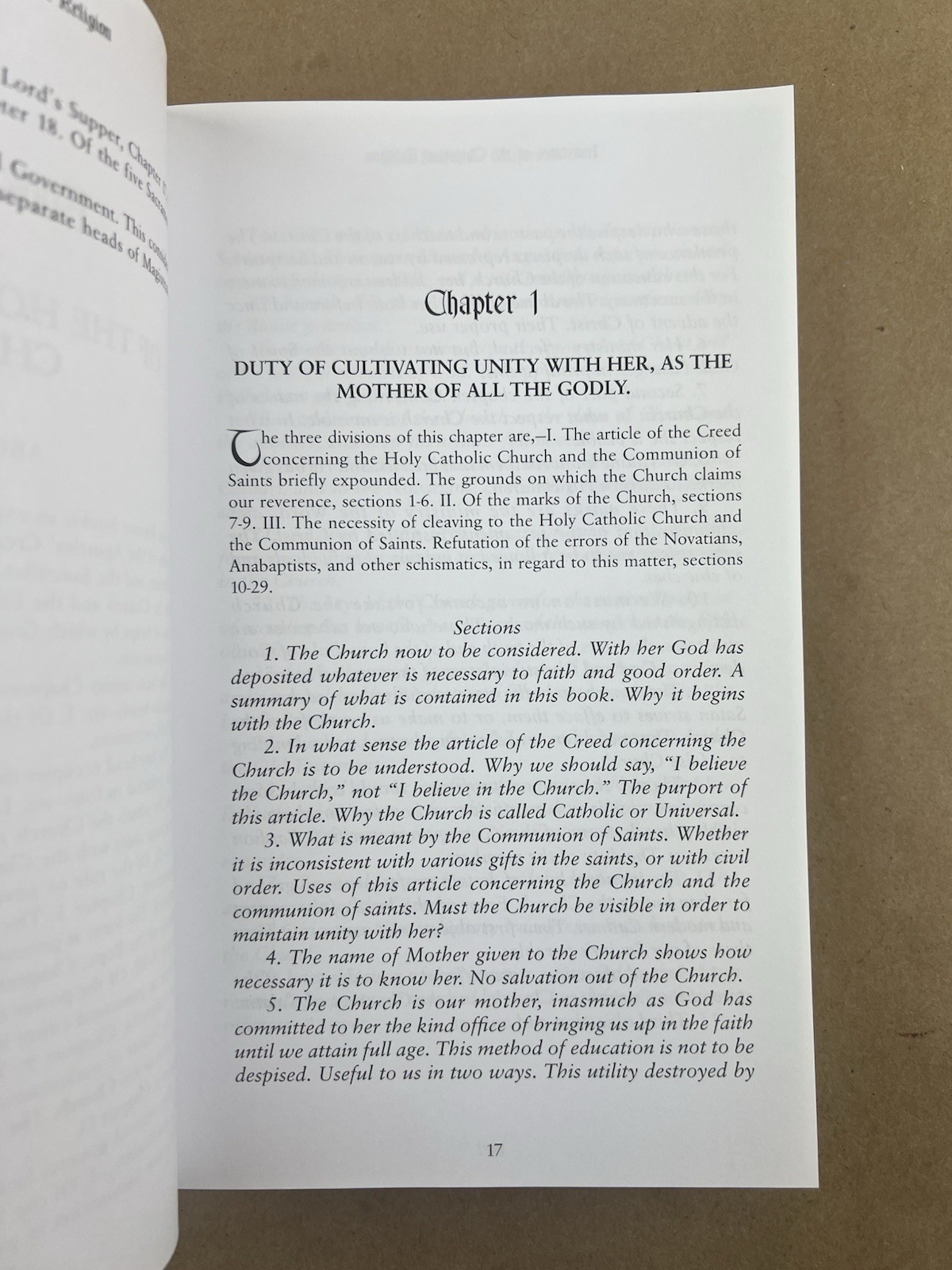 Holy Catholic Church; John Calvin, Bridge Logos, 2010, Beveridge Translation