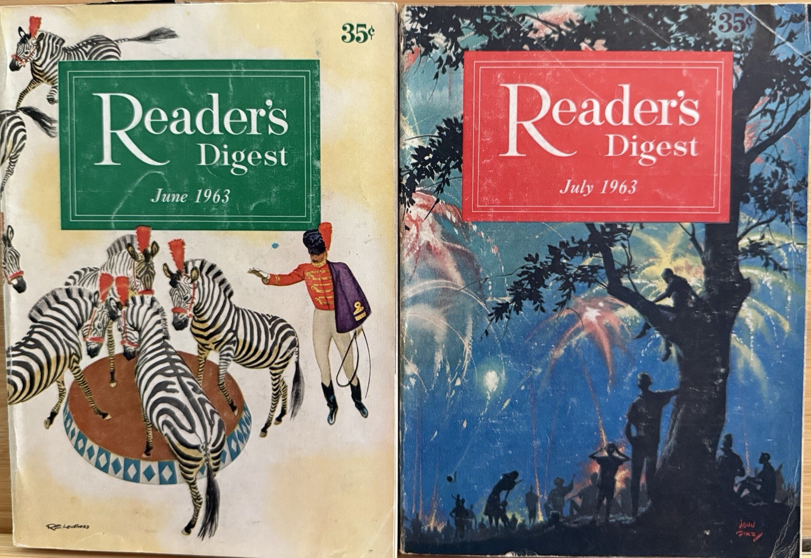 1963 June July (2) READER’S DIGEST MAGAZINE Vintage Ageless Fun Short Stories