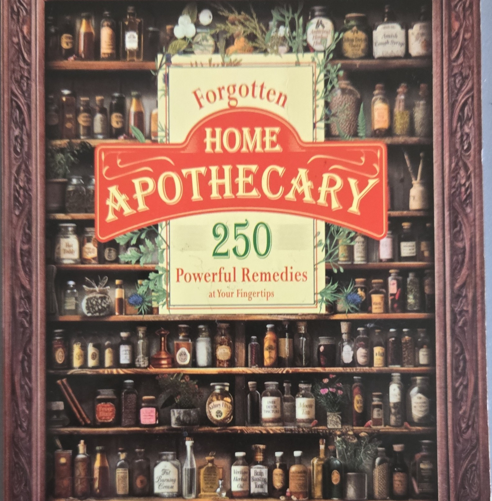 Forgotten Home Apothecary by Nicole Apelian Hardcover Herbal Remedies Reference
