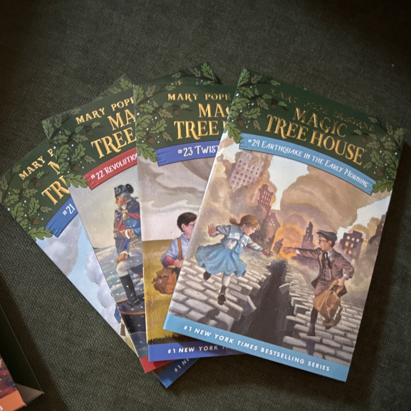 Mary Pope Osborne Magic Tree House Ser. Books 21-24 Illustrated Box Set