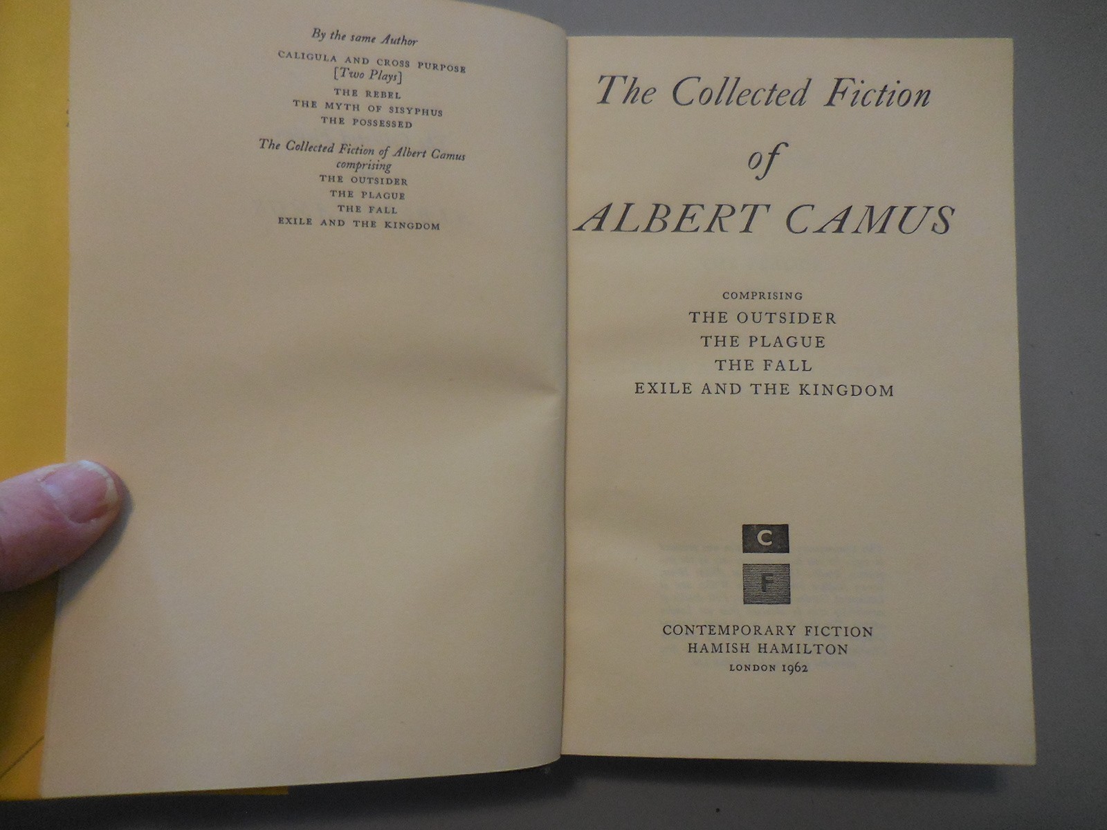The Collected Fiction of Albert Camus