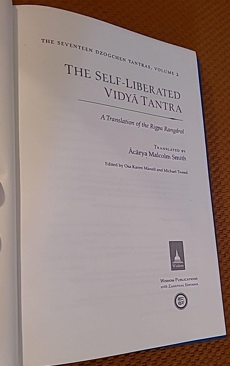 Self-Arisen Vidya Tantra the Self-Liberated Vbyidya Tantra, Hardcover by Smit…